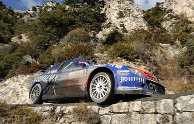 Sébastien Loeb - Daniel Elena
74º Rallye Automobile de Monte-Carlo 2006. Citröen Xsara WRC (831 DPT 78). Clasificado 2º.

Del 20 al 22 de Enero, Monaco.
Superficie: asfalto - nieve.

El Rally tenia un total de 1294.89 Km de los que 366.39 km divididos en 18 tramos eran especiales, (2 de ellas fueron canceladas SS3 Pierlas - Ilonse 1 de 23.22 Km y SS11 La Tour sur Tinee - Utelle 2 de 18.73 Km).

Se inscribieron 53 equipos, tomaron la salida 51, finalizaron 43.@
Palabras clave: Sebastien_Loeb;Citroen;Xsara;WRC;Montecarlo;2006