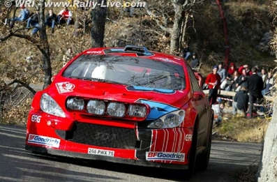 Toni Gardemeister - Jakke Honkanen
74º Rallye Automobile de Monte-Carlo 2006. Peugeot 307 WRC (268 PWX 75). Clasificado 3º.

Del 20 al 22 de Enero, Monaco.
Superficie: asfalto - nieve.

El Rally tenia un total de 1294.89 Km de los que 366.39 km divididos en 18 tramos eran especiales, (2 de ellas fueron canceladas SS3 Pierlas - Ilonse 1 de 23.22 Km y SS11 La Tour sur Tinee - Utelle 2 de 18.73 Km).

Se inscribieron 53 equipos, tomaron la salida 51, finalizaron 43.@
Palabras clave: Toni_Gardemeister;Peugeot;WRC;Montecarlo;2006
