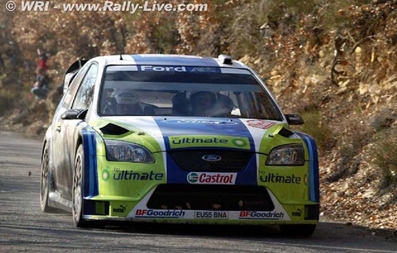 Mikko Hirvonen - Jarmo Lehtinen
74º Rallye Automobile de Monte-Carlo 2006. Ford Focus RS WRC 06 (EU55 BNA). Clasificado 7º.

Del 20 al 22 de Enero, Monaco.
Superficie: asfalto - nieve.

El Rally tenia un total de 1294.89 Km de los que 366.39 km divididos en 18 tramos eran especiales, (2 de ellas fueron canceladas SS3 Pierlas - Ilonse 1 de 23.22 Km y SS11 La Tour sur Tinee - Utelle 2 de 18.73 Km).

Se inscribieron 53 equipos, tomaron la salida 51, finalizaron 43.@
Palabras clave: ;Jarmo_Lehtinen;Ford;Focus;RS;WRC;Montecarlo;2006