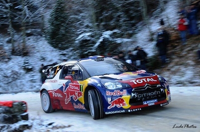 Sebastien Loeb - Daniel Elena
80º Rallye Automobile de Monte-Carlo 2012. Citröen DS3 WRC (BN-404-MV). Clasificado 1º.

Del 17 al 22 de Enero, Valence - Monaco.
Superficie: asfalto - nieve.

El Rally teni­a un total de 1772.52 km de los que 433.36 Km divididos en 18 tramos eran especiales.

Se inscribieron 82 equipos, tomaron la salida 73, finalizaron 45.@
Palabras clave: Sebastien_Loeb;Citroen;DS3;WRC;Montecarlo;2012