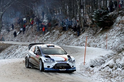 Evgeniy Novikov - Denis Giraudet
80º Rallye Automobile de Monte-Carlo 2012. Ford Fiesta RS WRC (RU55 ALM). Clasificado 5º.

Del 17 al 22 de Enero, Valence - Monaco.
Superficie: asfalto - nieve.

El Rally teni­a un total de 1772.52 km de los que 433.36 Km divididos en 18 tramos eran especiales.

Se inscribieron 82 equipos, tomaron la salida 73, finalizaron 45.@
Palabras clave: ;Ford;Fiesta;RS;WRC;Montecarlo;2012;nieve