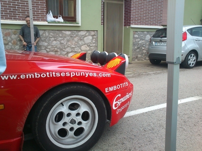 Ramon Espuñes - Jordi Pujol
60º Rally Costa Brava 2012. Porsche 944 Turbo
Control horario Stop llegadas en el tramo de Les Serres de 12,67Km.
Campeonato España de Rallys de Regularidad para Vehà­culos Històricos /Copa de Catalunya de Regularidad Sport
Palabras clave: Porsche;Costa_Brava;2012
