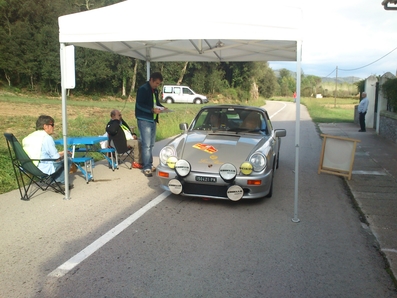 60º Rally Costa Brava 2012. 
Porsche 911.
Control horario Stop llegadas en el tramo de Les Serres de 12,67Km
FIA Trophy For Regularity Rallyes
Palabras clave: Porsche;Costa_Brava;2012